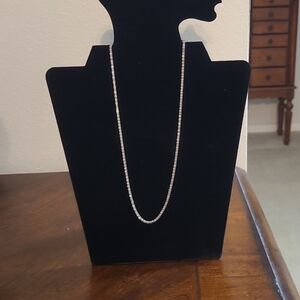 Elegant Silver Necklace 18"